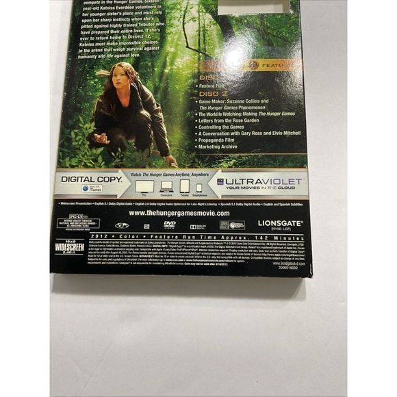 THE HUNGER GAMES - Jennifer Lawrence DVD, 2012 2-Disc Set NEW - Picture 12 of 12